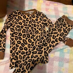 Leopard Print Bamboo Pajama Set